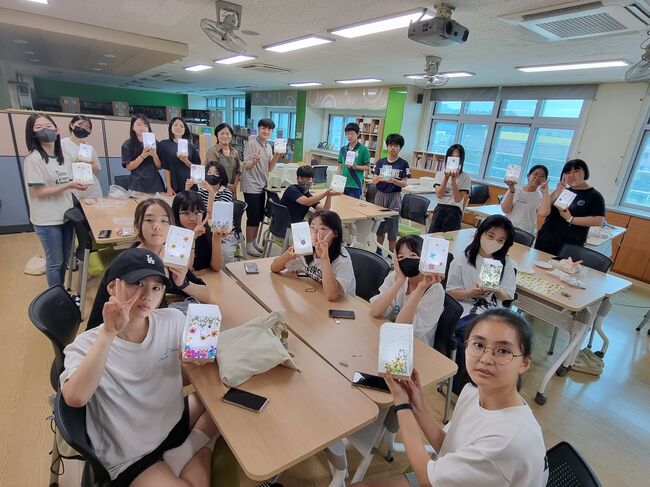 사동중, 여름방학교실로 따뜻한 나눔과 창의력 키워